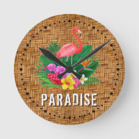 Flamant rose Floral Paradise