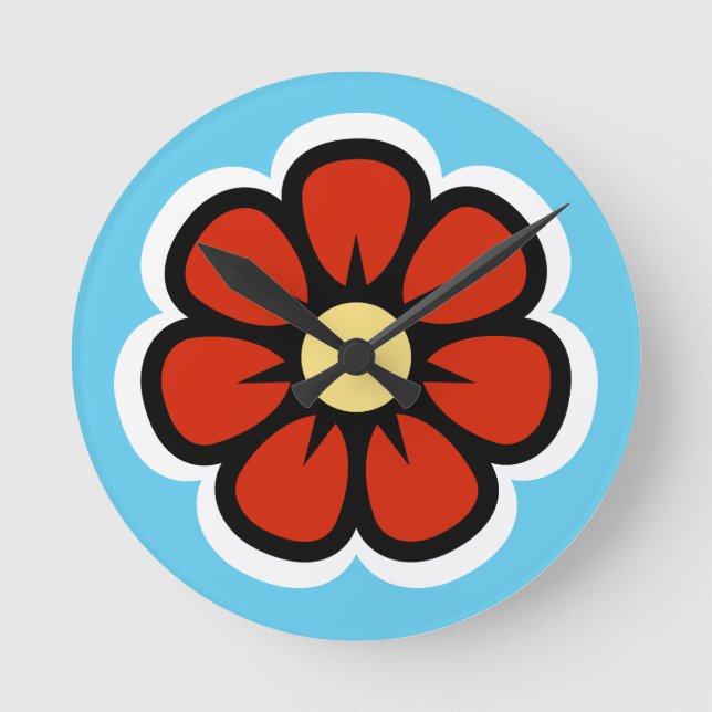 Horloge Ronde Fleur (Recto)