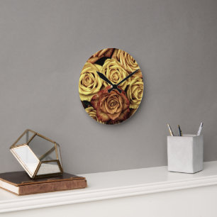 Horloge Ronde  Floral Delights 