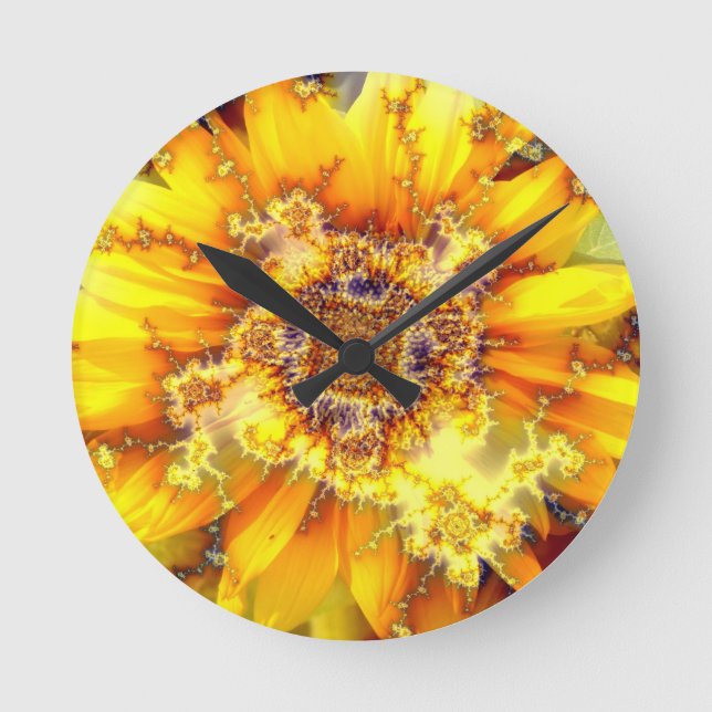 Horloge Ronde Flower of the Sun (Recto)