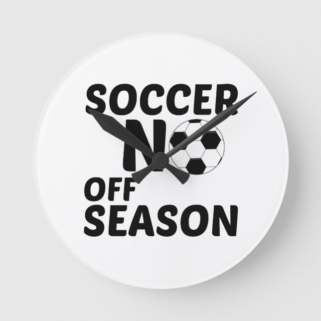HORLOGE RONDE FOOTBALL NON HORS SAISON (Recto)