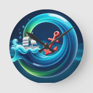 Horloge Ronde Force de la marée