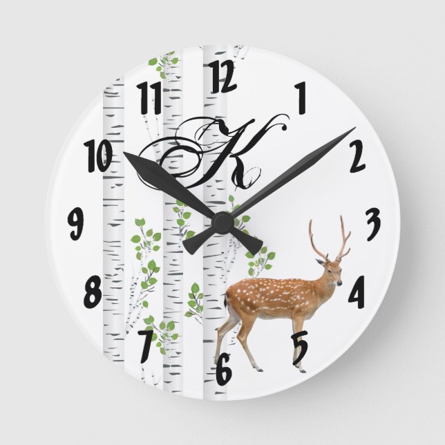 Horloge Ronde Forest Woodl (Recto)