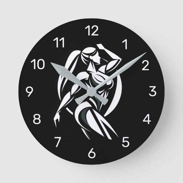 Horloge Ronde Forte condition physique féminine Formation person (Recto)