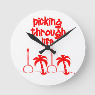Horloge Ronde Fouiller dans la vie