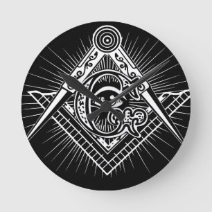 Horloge Ronde Franc-maçonnerie-Maçonnique-Maçonnerie