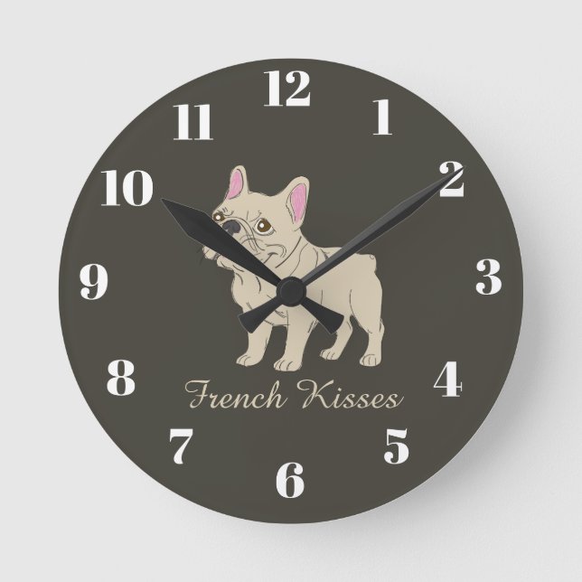 Horloge Ronde French Kisses (Recto)