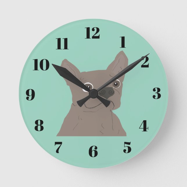 Horloge Ronde French Kisses (Recto)