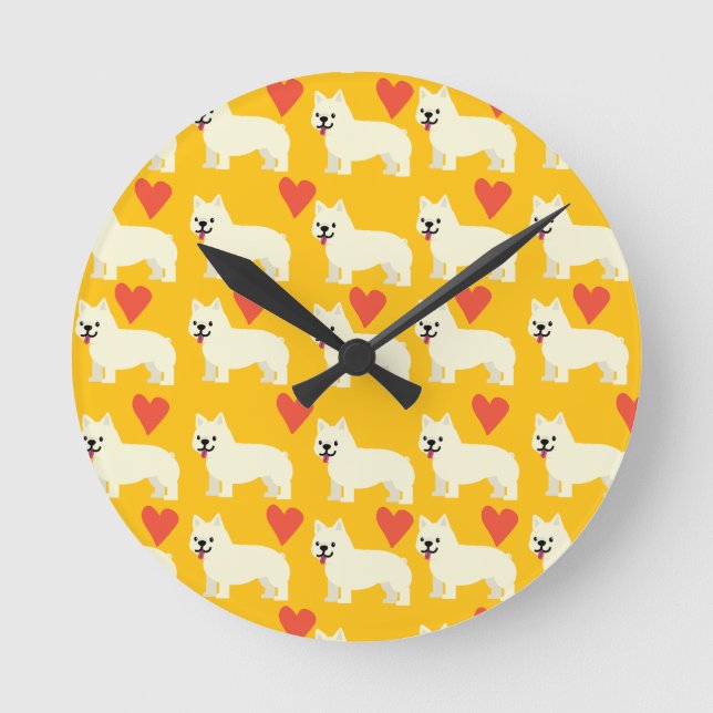 Horloge Ronde Frenchie Lover (Recto)
