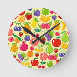 Horloge Ronde Fruit
