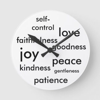 Horloge Ronde Fruit of the Spirit Clock