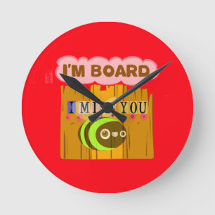 Horloge Ronde Funny I