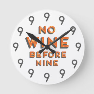 Horloge Ronde Funny Modern Wall Clock