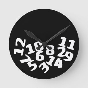 Horloge Ronde Funny Piège