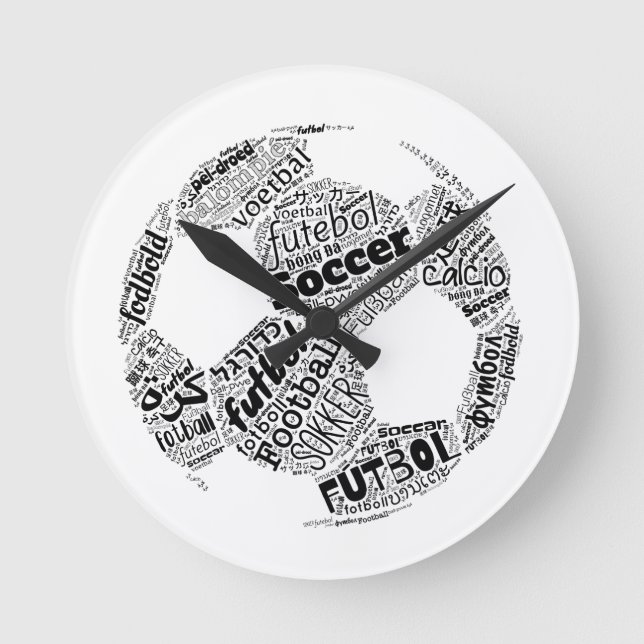 Horloge Ronde Futbol de football (Recto)