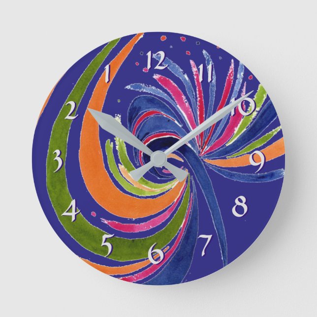 Horloge Ronde Gaity - Retourner l'horloge en arrière (Recto)