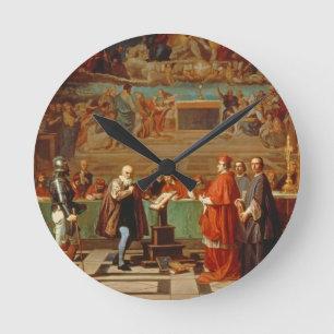 Horloge Ronde Galileo Galilei (1564-1642) avant des membres de
