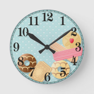 Horloge Ronde Gâteau
