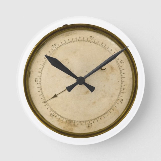 Horloge Ronde Gauge de Steampunk (Recto)