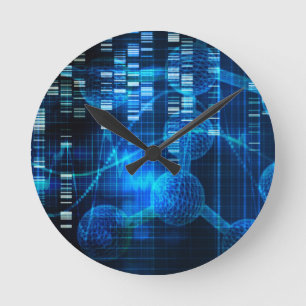 Horloge Ronde Genetic Science Research as a Medical Abstract Art