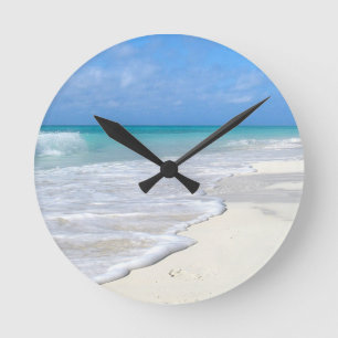 Horloge Ronde Gentle Surf White Sands