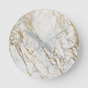 Horloge Ronde Goldmarble Wall Clock