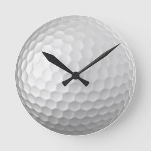 Horloge Ronde Golf Ball Texture