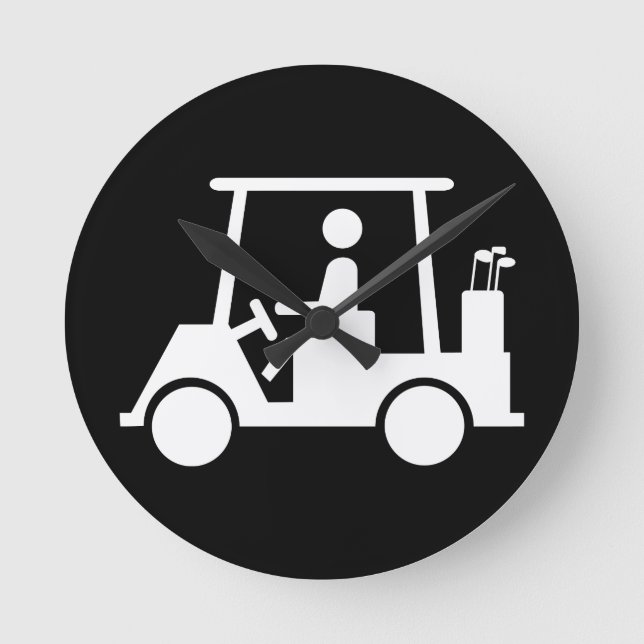 Horloge Ronde Golf Buggy (Recto)