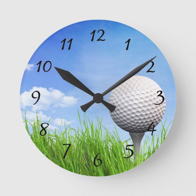 Horloge Ronde Golf on the (Recto)