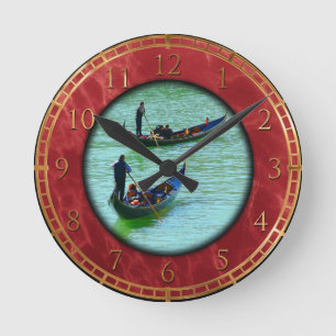 Horloge Ronde Gondoliers du Venezuela