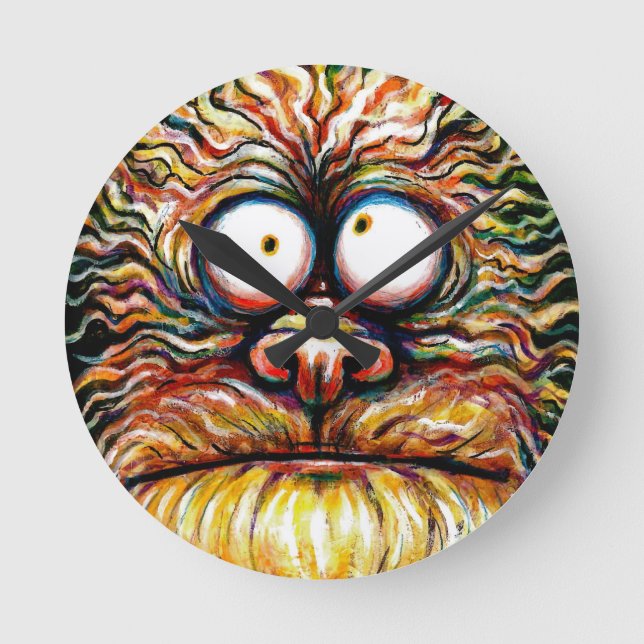 Horloge Ronde Google a observé l'horloge de monstre (Recto)