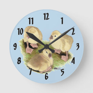 Horloge Ronde Goslings : Buff African