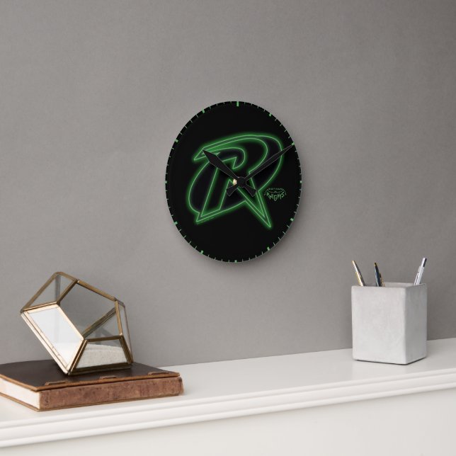 Horloge Ronde Gotham Knights Robin Logo (Bureau)