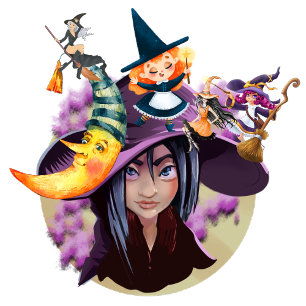 Horloge Ronde Gothique Darlings