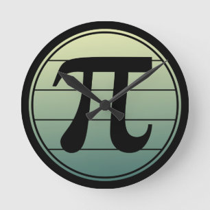 Horloge Ronde Gradient   Happy Pi Day Math