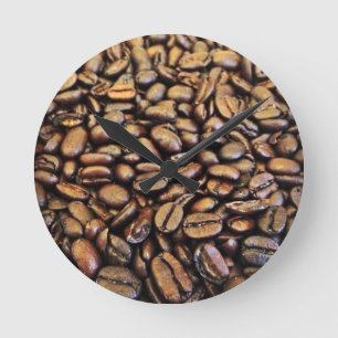 Horloge Ronde grains de café