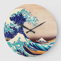 Grande vague outre des beaux-arts vintages
