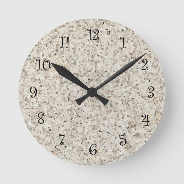 Horloge Ronde Grandeur simple et moderne (Recto)
