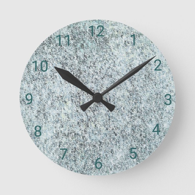Horloge Ronde Granite vieilli (Recto)