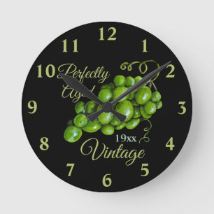 Horloge Ronde Grapes Wall Clock