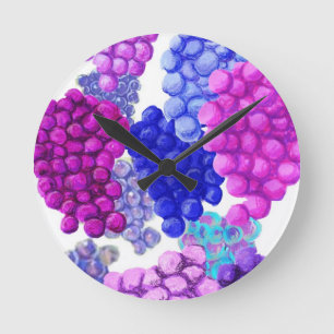 Horloge Ronde Grapes Wall Clock