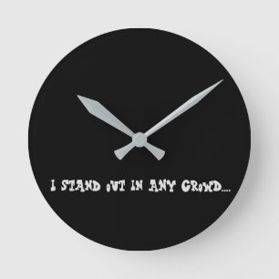 HORLOGE RONDE GRAPHIQUE ET CONCEPTION