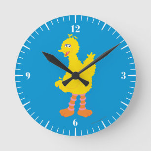 Horloge Ronde Graphisme des grands oiseaux