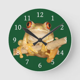 Horloge Ronde Grenouille des arbres