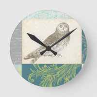 Grey Owl sur Arrière - plan Motif