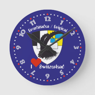 Horloge Ronde Grischun Grigoni Suisse Svizra