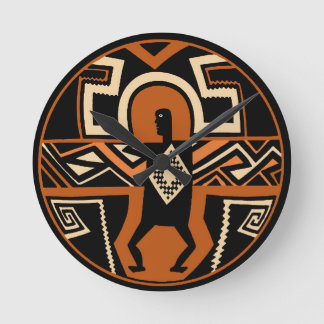Horloge Ronde Guerrier Mimbres