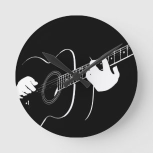 Horloge Ronde guitare