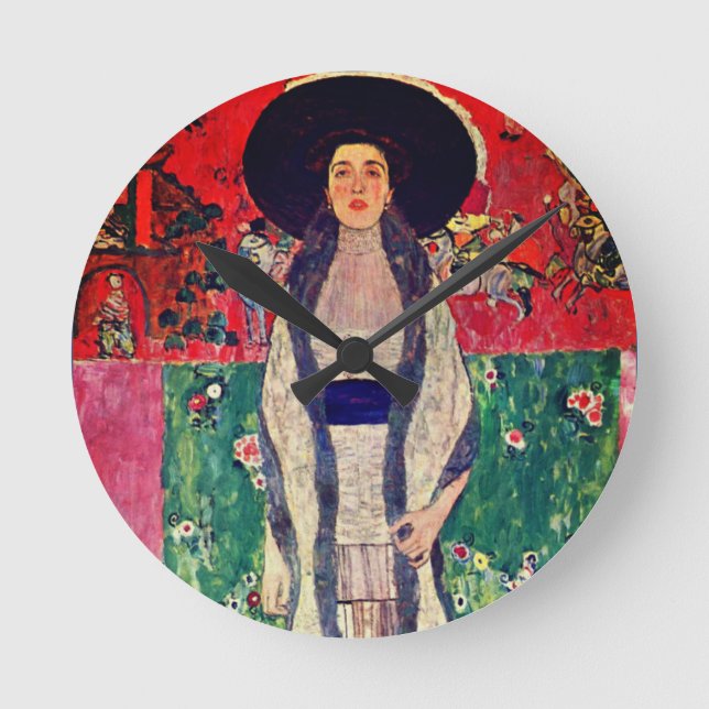 Horloge Ronde Gustav Klimt Portrait d'Adele Bloch-Bauer II (Recto)