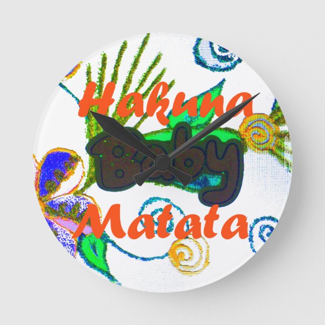 Horloge Ronde Hakuna Matata Baby.png (Recto)